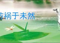 防祸于未然
