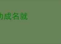 功成名就