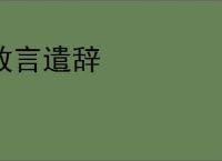 放言遣辞