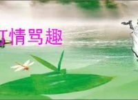 打情骂趣