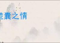 楚囊之情