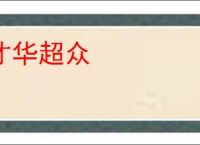 才华超众