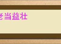 老当益壮