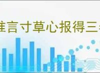 谁言寸草心报得三春晖什么意思