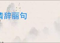 清辞丽句