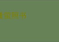 囊萤照书