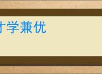 才学兼优