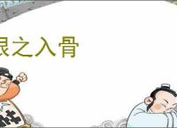 恨之入骨