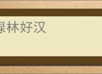 绿林好汉