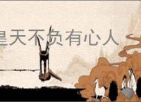皇天不负有心人