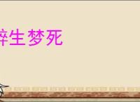 醉生梦死