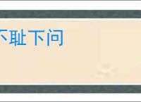 不耻下问