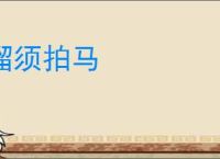 溜须拍马