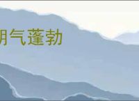 朝气蓬勃