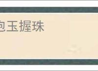 抱玉握珠