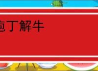 庖丁解牛