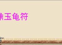 鼎玉龟符