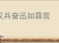 汉兵奋迅如霹雳