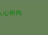 人心所向