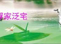 浮家泛宅