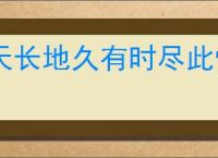 天长地久有时尽此恨绵绵无绝期