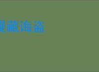 漫藏诲盗