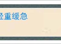 轻重缓急