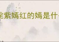 姹紫嫣红的嫣是什么意思