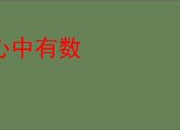心中有数