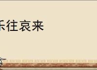 乐往哀来