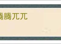 腾腾兀兀