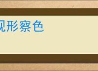 观形察色