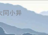 大同小异