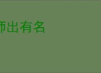 师出有名