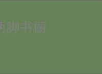 两脚书橱