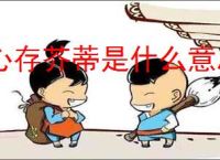 心存芥蒂是什么意思