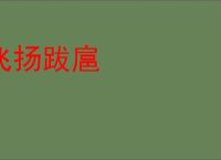 飞扬跋扈