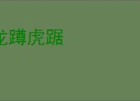 龙蹲虎踞