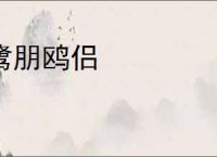 鹭朋鸥侣