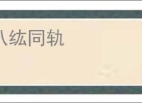 八纮同轨