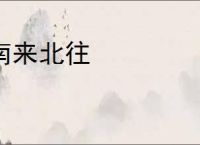 南来北往