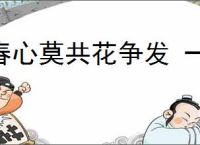 春心莫共花争发 一寸相思一寸灰