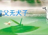 虎父无犬子