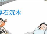 浮石沉木