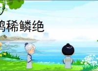 鸿稀鳞绝