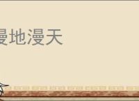 漫地漫天
