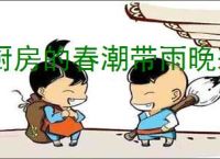 厨房的春潮带雨晚来急