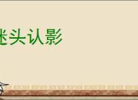 迷头认影