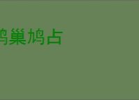 鹊巢鸠占