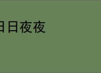 日日夜夜